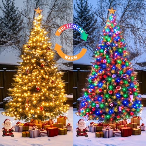 2 Pack Solar String Lights Outdoor Waterproof (66 Foot)
