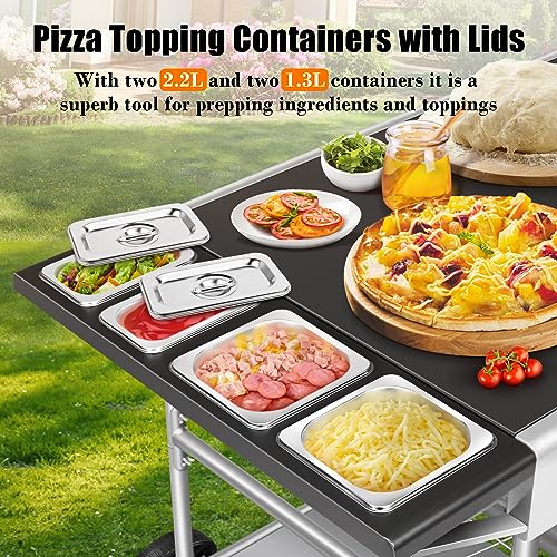 50"x 25" Pizza Oven Table