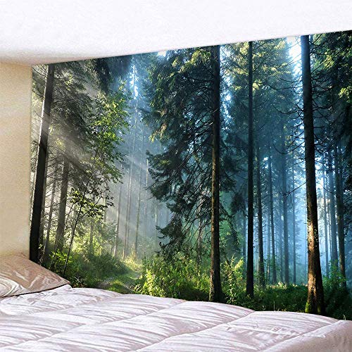 Forest Tapestry Home Decor Landscape Living Room Bedroom Decoration Magic Tapestry Curtain