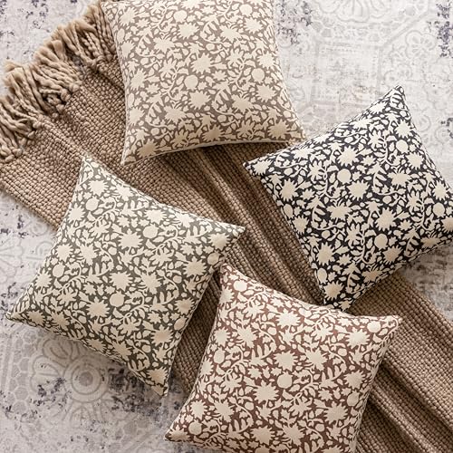 Set of 2 Decorative Long Body Lumbar Throw Pillow Covers Accent Farmhouse Cushion Covers Boho Pillowcase for Couch Sofa Bedroom Living Room Home Decor