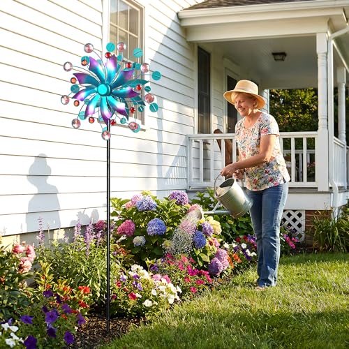 Solar Wind Spinner for Yard and Garden
