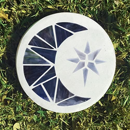 Moon and Star Pre-Cut Stained Glass Kit