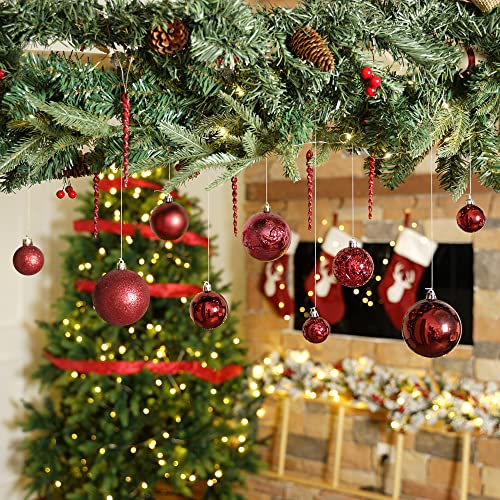 Christmas Ball Ornaments for Christmas Decorations (45 Count)