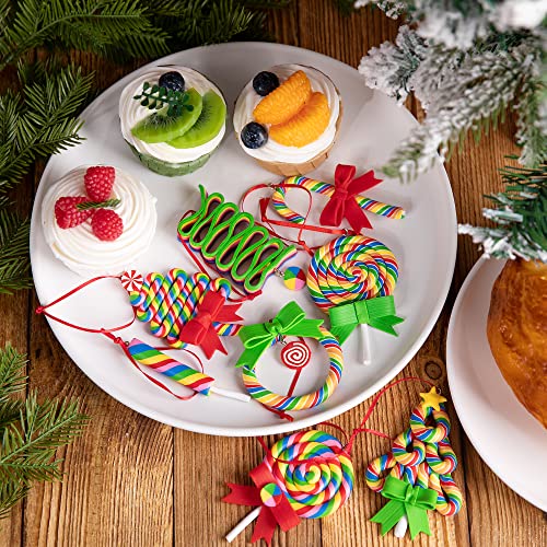 8 PCS Christmas Lollipop Ornaments (8 Count)