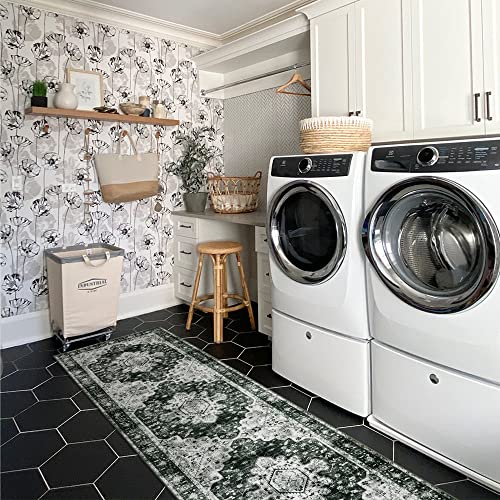 Ultra Thin Washable Vintage Runner Rug