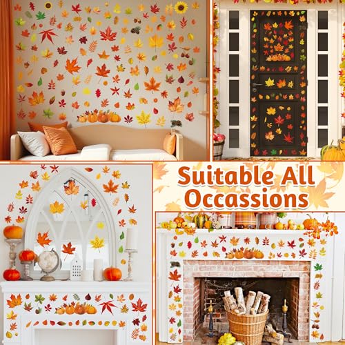 9 Sheets Fall Decorations (274 Count)