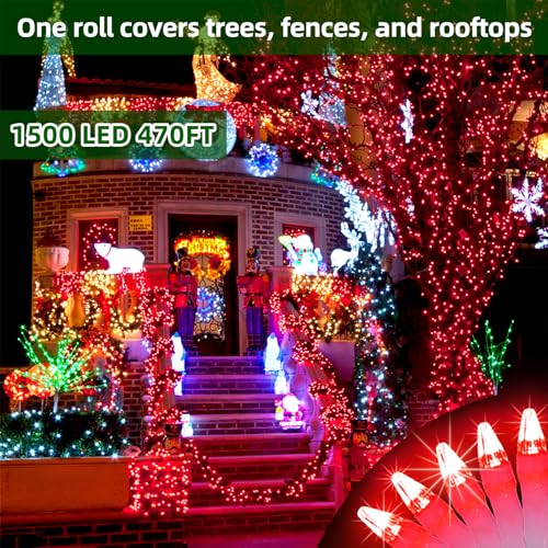 1500 LED 470FT Christmas Lights