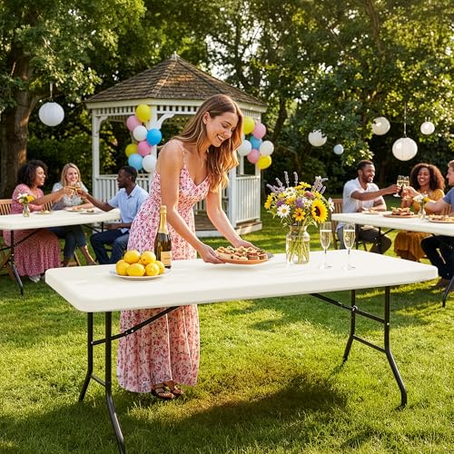 Fitted Tablecloth for 8 Foot Rectangle Tables (4 Count)