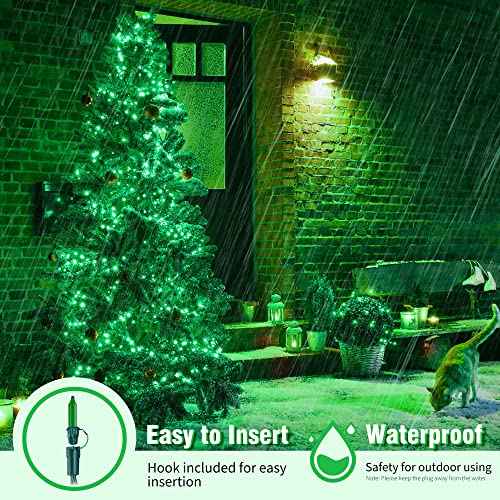Green st Patrick's Day Mini Lights (13 Foot)
