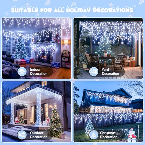 Christmas Icicle Lights for Outside