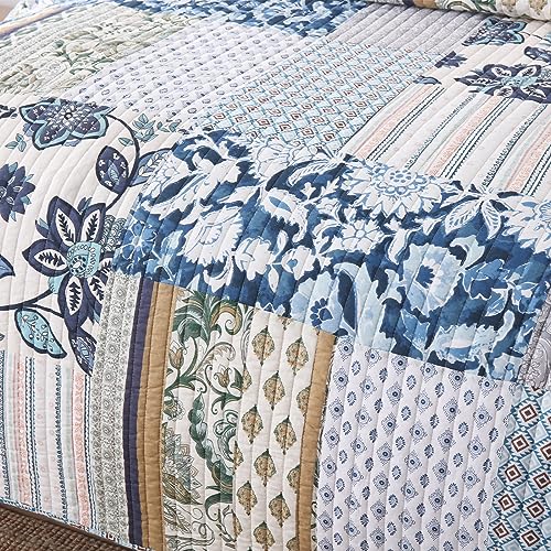 Queen Quilt Set Reversible Quilted Bedspread 3