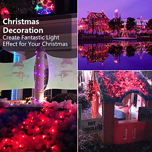 Red Incandescent Christmas Indoor String Lights 300 Count 69.6ft (69.6 Foot)