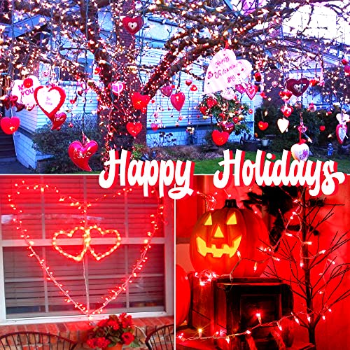 Red Christmas Lights (26 Foot)