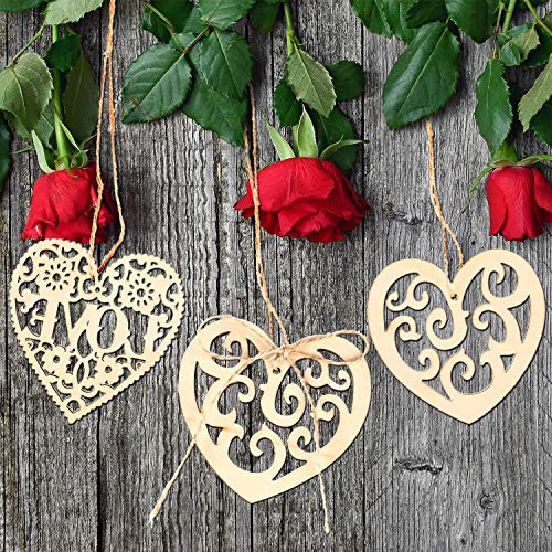 60 Pcs Christmas Wooden Ornaments 3.5" Unfinished Wood Slices