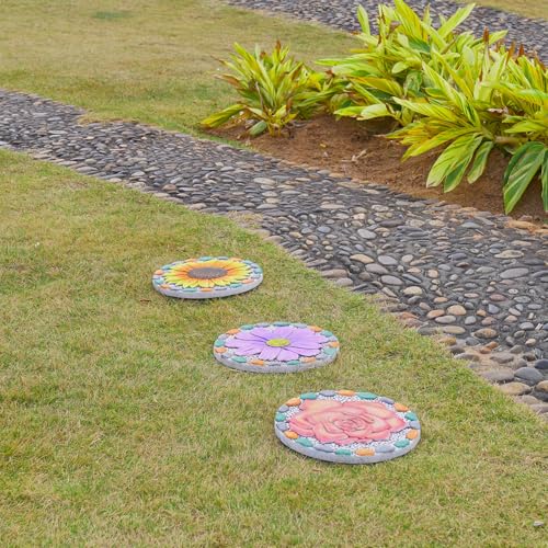 Decorative Sunflower Garden Stepping Stone