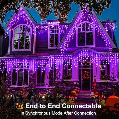 66ft Purple Christmas Lights Outdoor Indoor