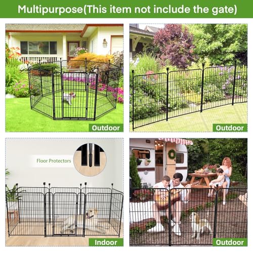54in Tall Garden Fence No Gate (12096 sq in)