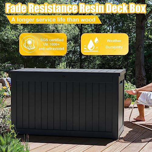281 Gallon Large Resin Deck Box