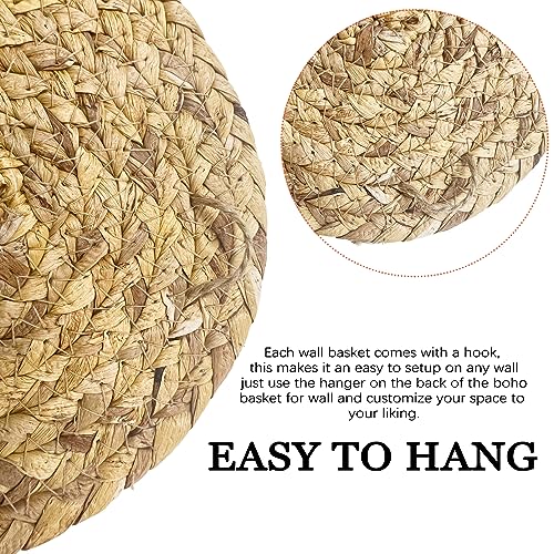 7 Pack Boho Wall Basket Decor (7 Count)