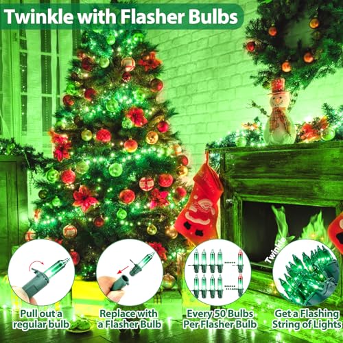 Green Christmas Lights