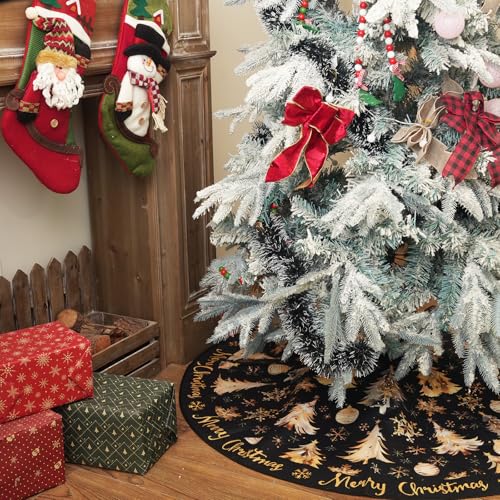 Merry Christmas Tree Skirt 36 Inch