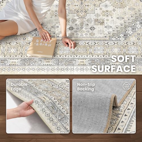 2x5 Rug Runners for Hallways Non Slip (10 Sq Ft)