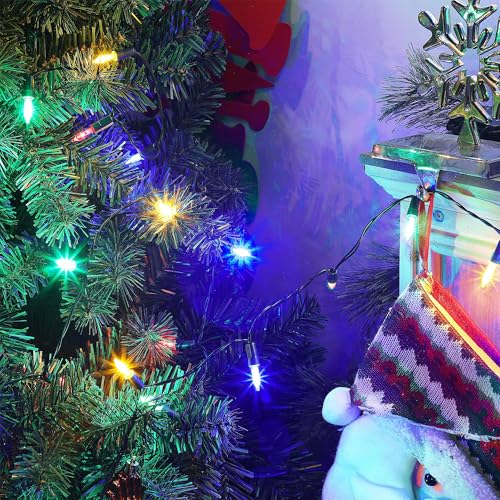 16Ft 50LEDs Christmas Mini String Lights (4 Count)