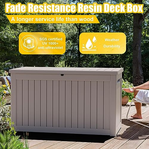 280 Gallon Resin Deck Box