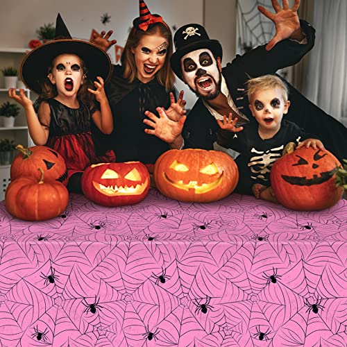 3 Pack Halloween Tablecloth Rectangular Table Halloween Party Decorations (3 Count)