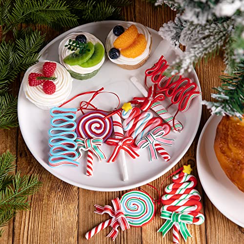 8 Pcs Christmas Lollipop Ornaments (8 Count)