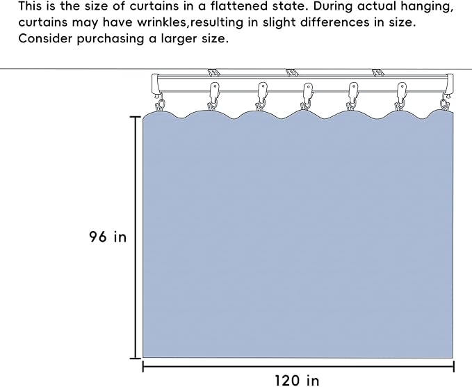 Room Divider Curtains with Flexible Ceiling Curtain Tracks Set,100% Blackout Floor to Ceiling Curtains Patio Sliding Door Curtains (Black Drape & Black Rail W 10 × H 8 FT)