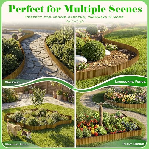 Corrugated Garden Edging