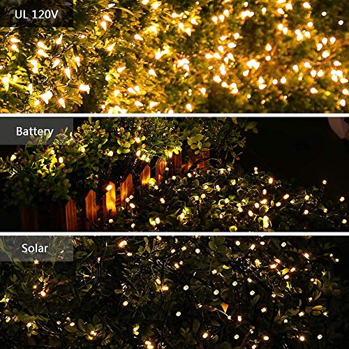 Warm White Christmas Lights Connectable (33 Foot)