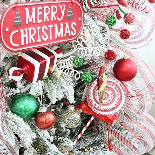 30 Pack Clear Christmas Ball Ornaments (30 Count)