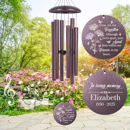 Engraving Wind Chimes for Loss of Loved One