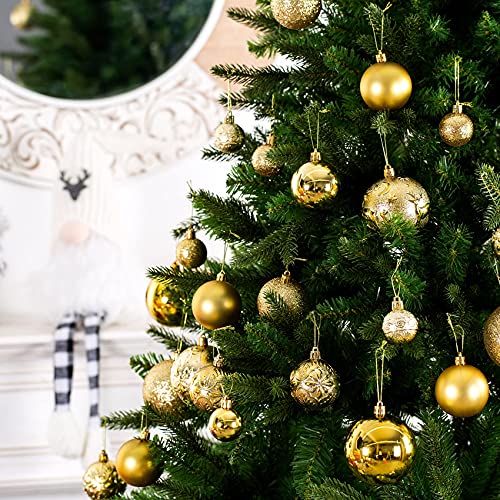 Gold Shatterproof Christmas Ball Ornaments (32 Count)
