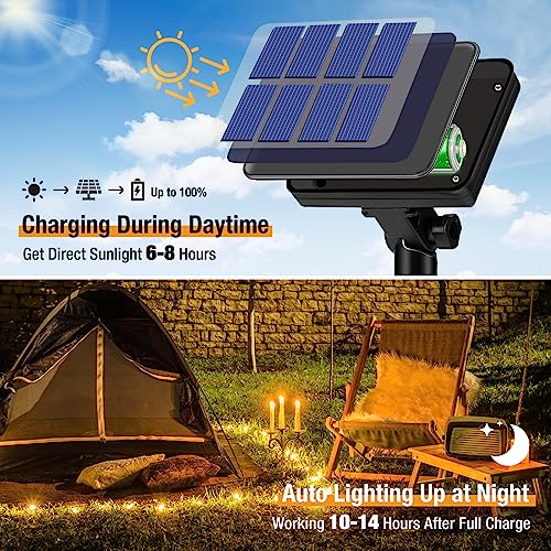 2 Pack Solar String Lights Outdoor (2 Count)
