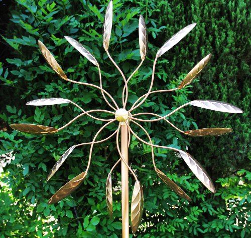Kinetic Copper Wind Sculpture