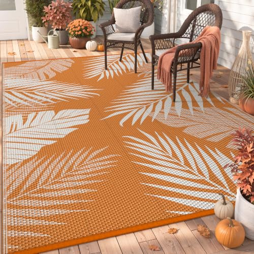 Outdoor Rug Waterproof Plastic for Fall Decor (54 Sq Ft)