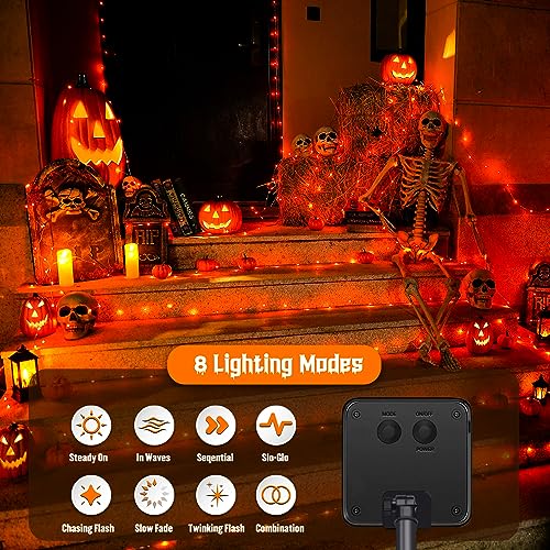 2 Pack Solar Halloween Lights (66 Foot)