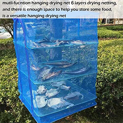 Drying Rack 6 Layers Folding Fish Mesh