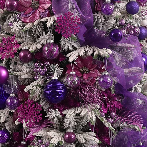 Clear Christmas Ball Ornaments (24 Count)