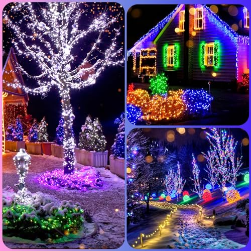 4 Pack 33FT 100 LED Fairy Lights Battery Operated with Timer & Remote (4 Count)