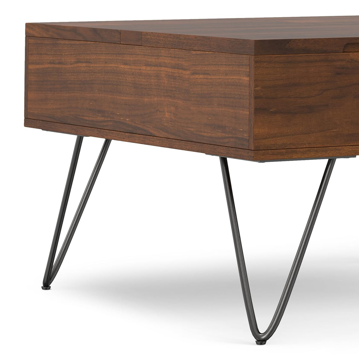 Hunter 32" Wide Walnut Veneer Square Lift Top Coffee Table