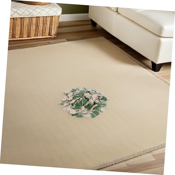 TEHAUX 1 Pack DIY Kit Unique Green Ceramic Tiles for Stepping Stones Home Decoration and Art Projects