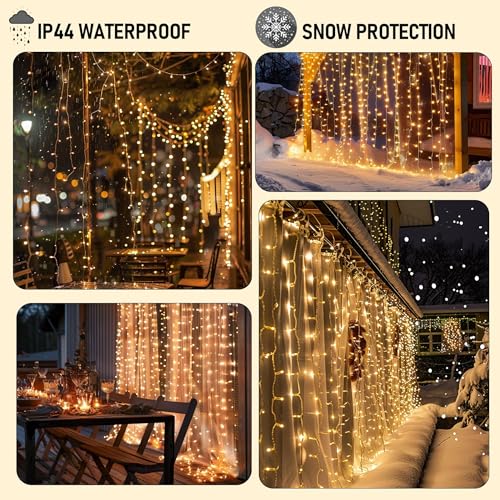 300 LED Curtain Lights