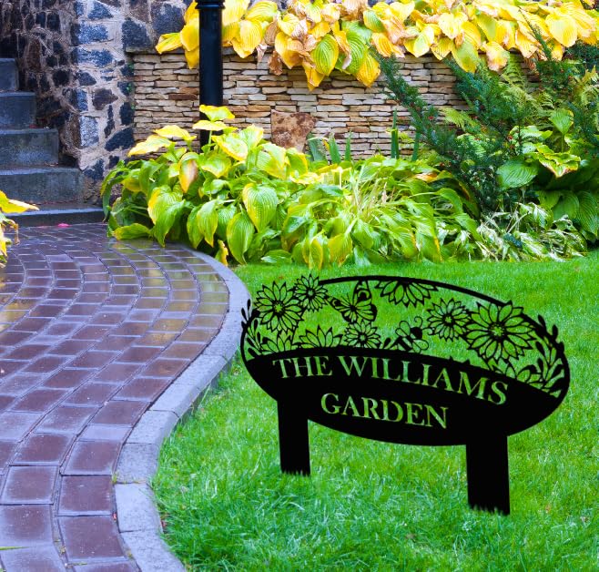 Custom Metal Garden Sign