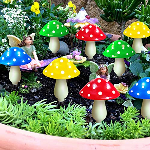 8 Pack Solar Mushroom Lights for Garden Decor (8 Count)