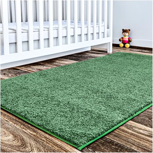 Soft & Colorful 9' Round Kids Classroom Area Rug
