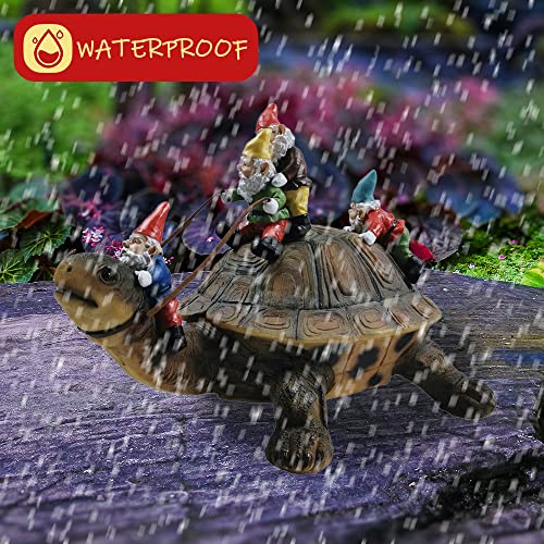 Garden Gnomes Decorations for Yard Statues Turtle Outdoor Decor